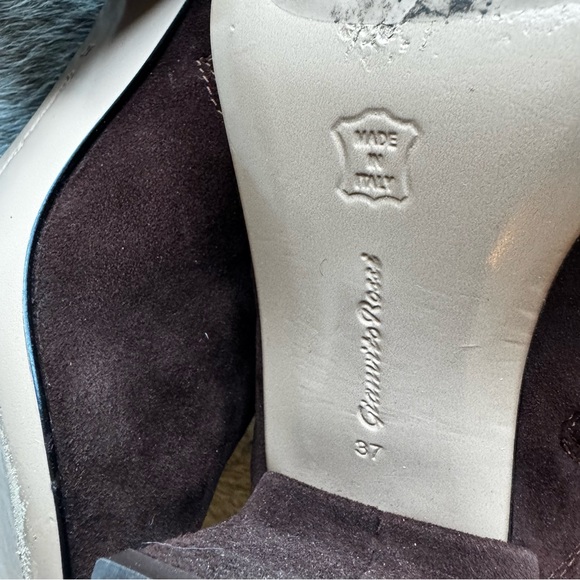 Gianvito Rossi 'Mackay" Suede Lace-Up Block Heel Boot , sz 37 - Picture 14 of 14